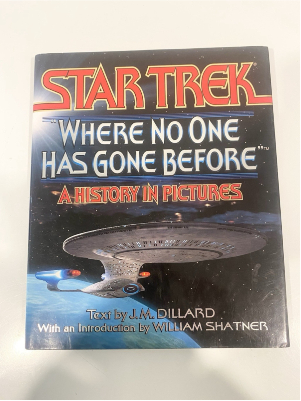 1994 Star Trek Where No One Has Gone Before Hardcover 1st Printing + Bookmark